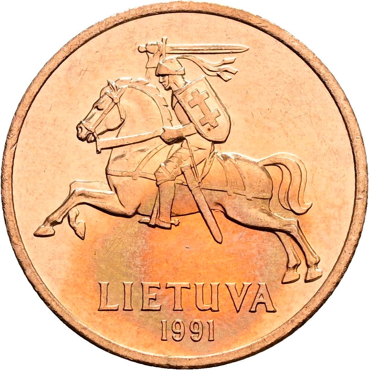 50 Centu 1991 – Rückseite