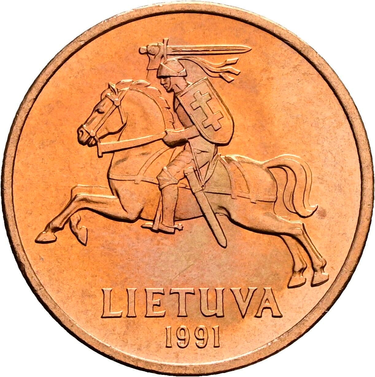 50 Centu 1991 – Rückseite