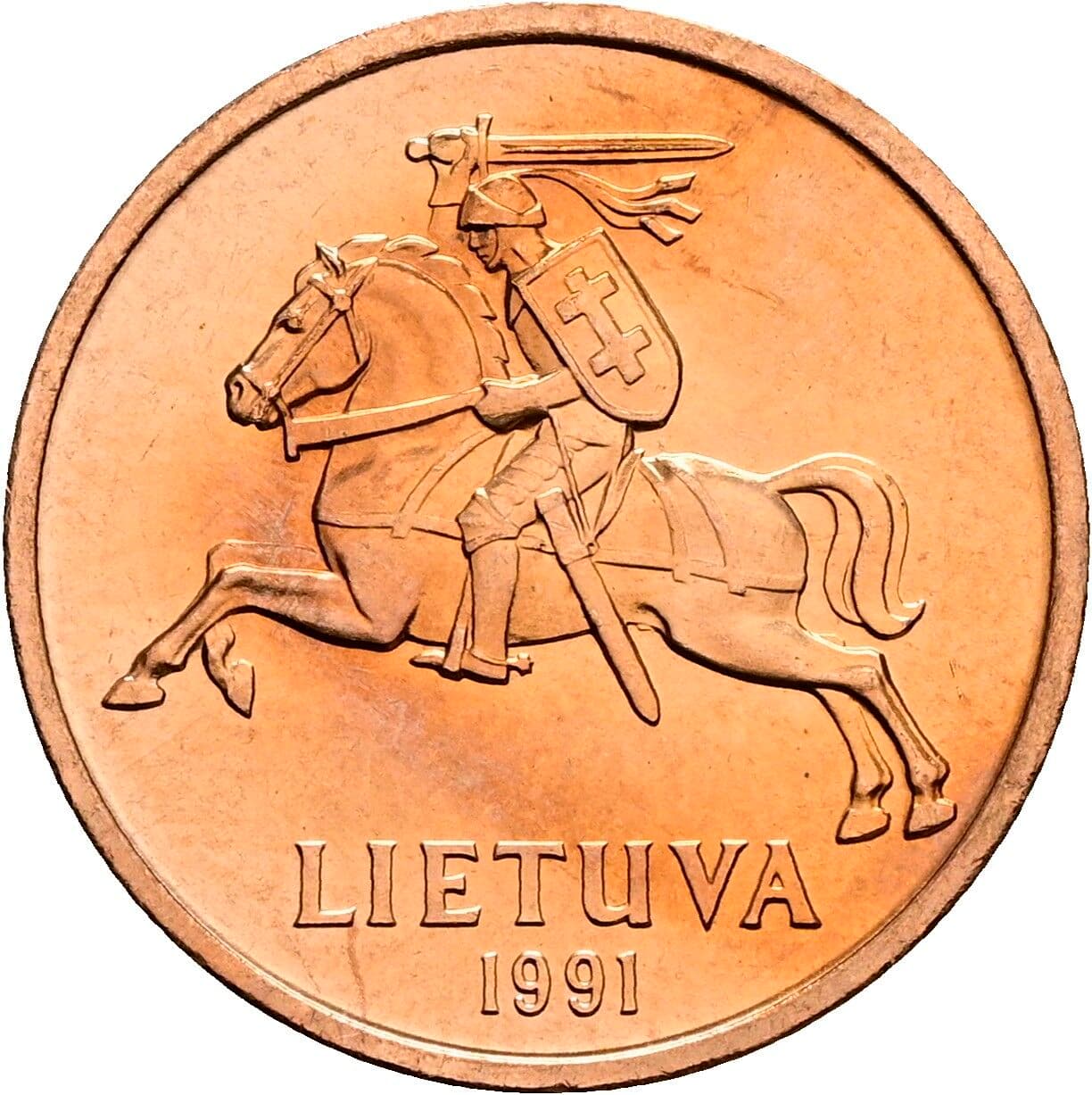 50 Centu 1991 – Rückseite