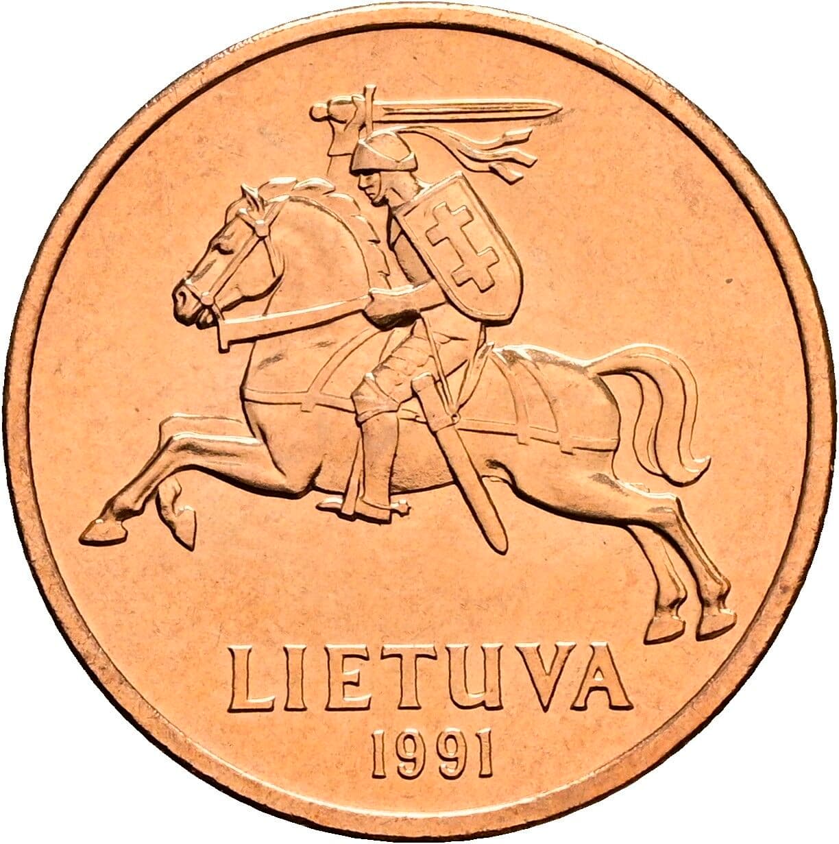 50 Centu 1991 – Rückseite