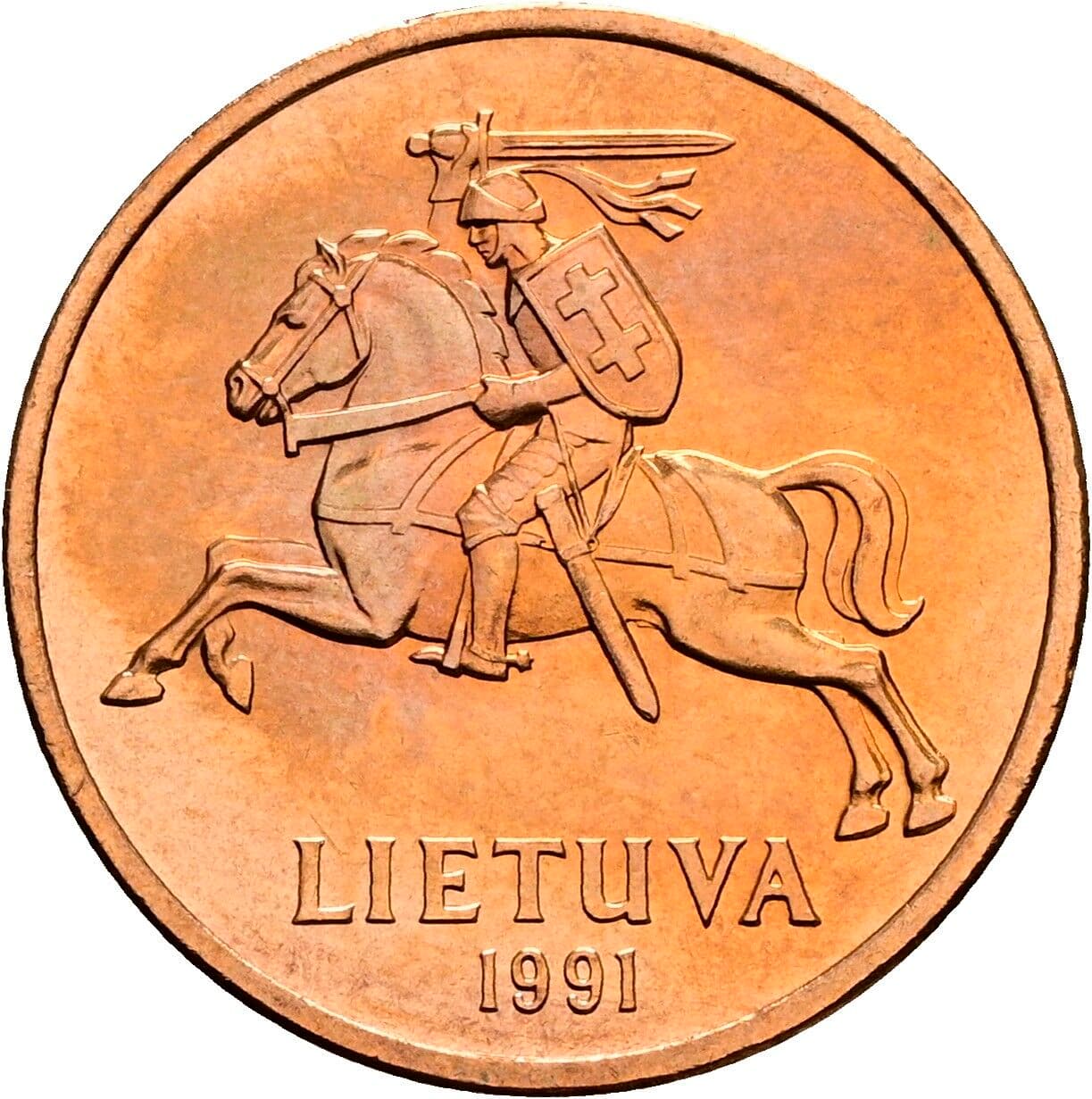 50 Centu 1991 – Rückseite