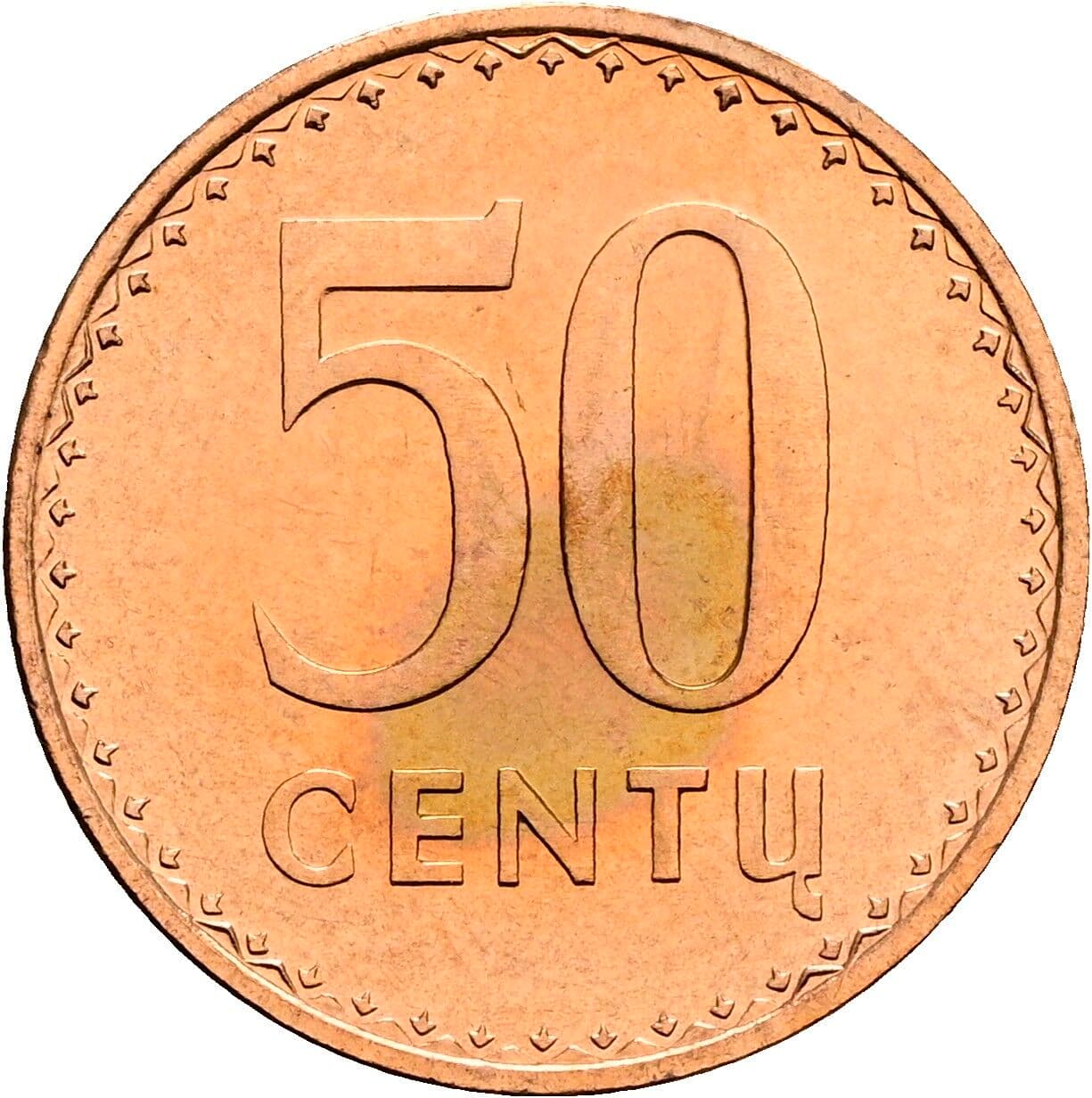 50 Centu 1991 – Vorderseite