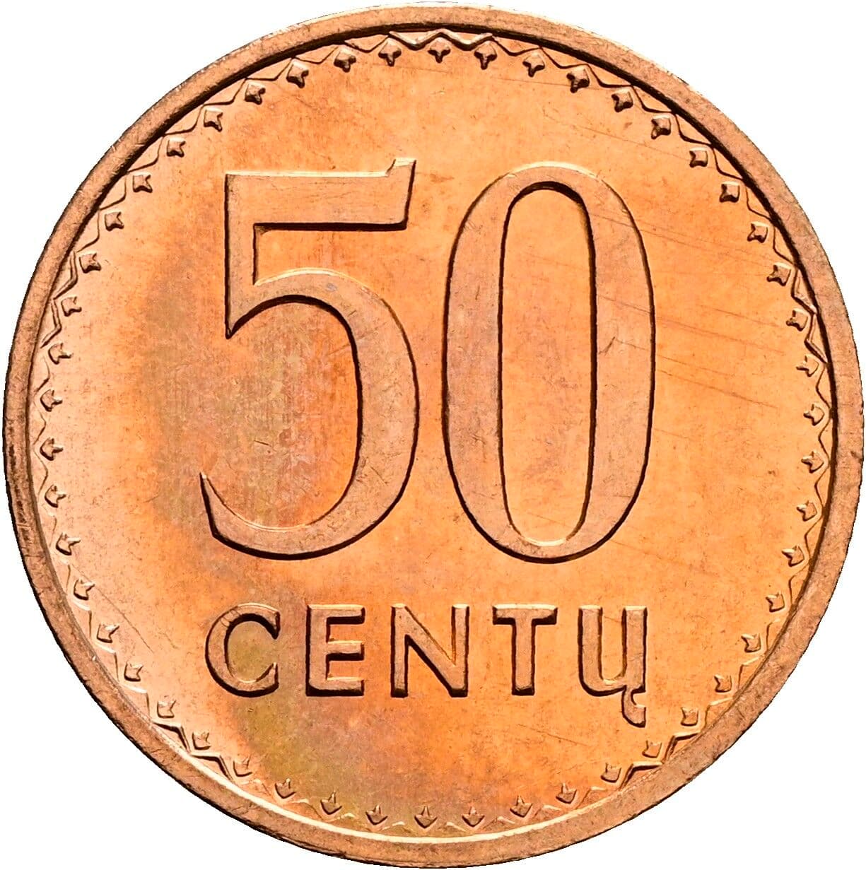 50 Centu 1991 – Vorderseite