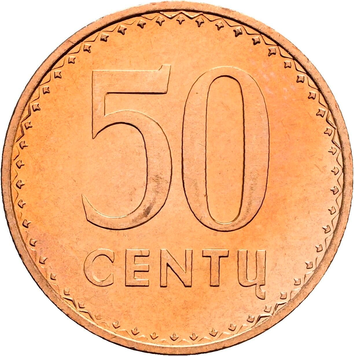 50 Centu 1991 – Vorderseite