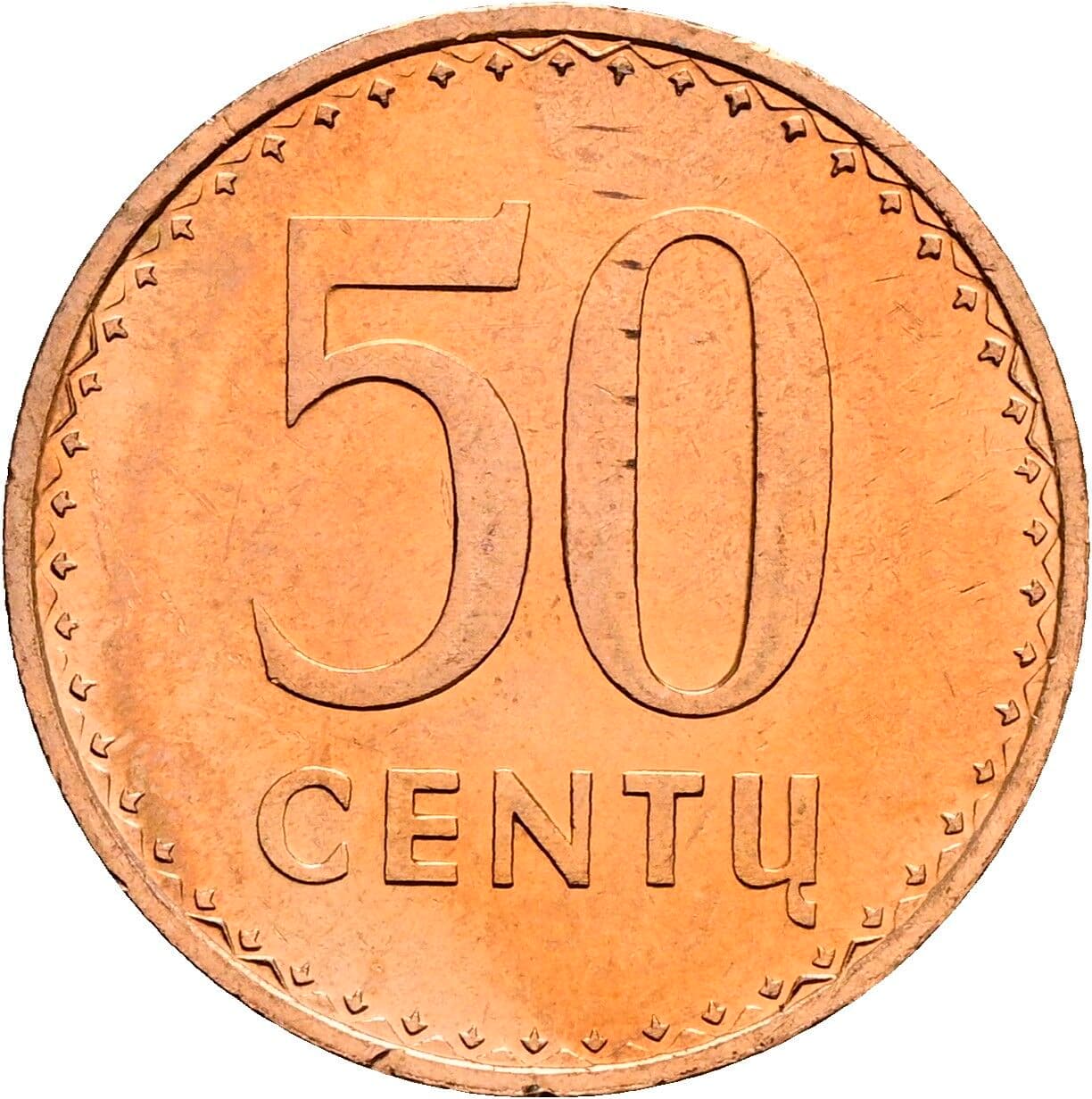 50 Centu 1991 – Vorderseite