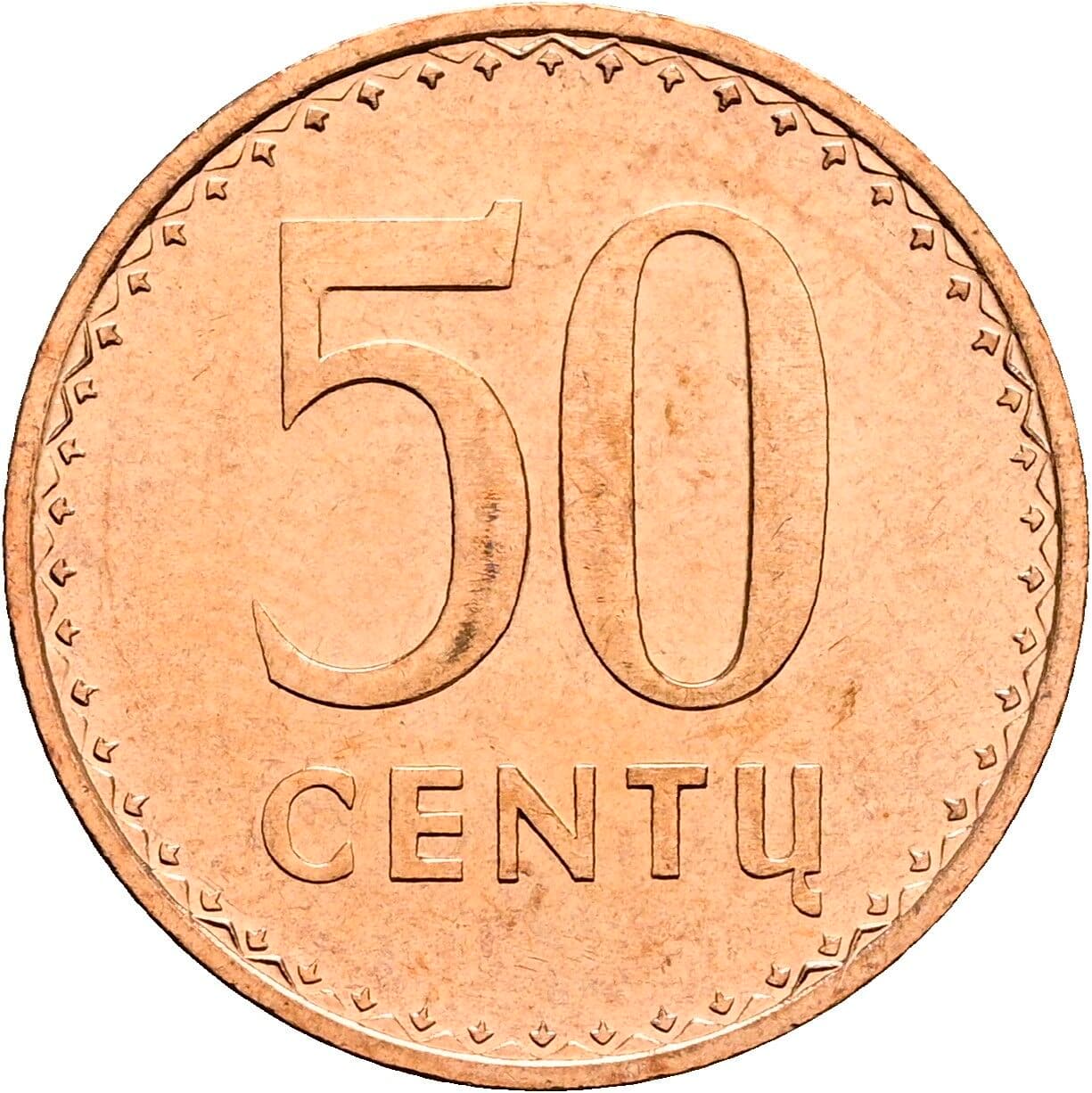 50 Centu 1991 – Vorderseite