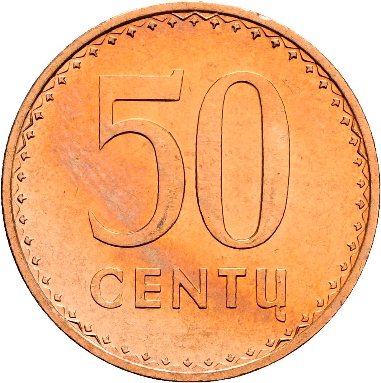 50 Centu 1991 – Vorderseite