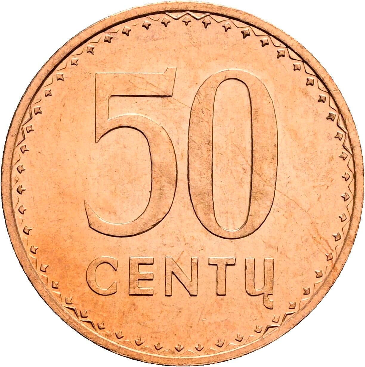 50 Centu 1991 – Vorderseite