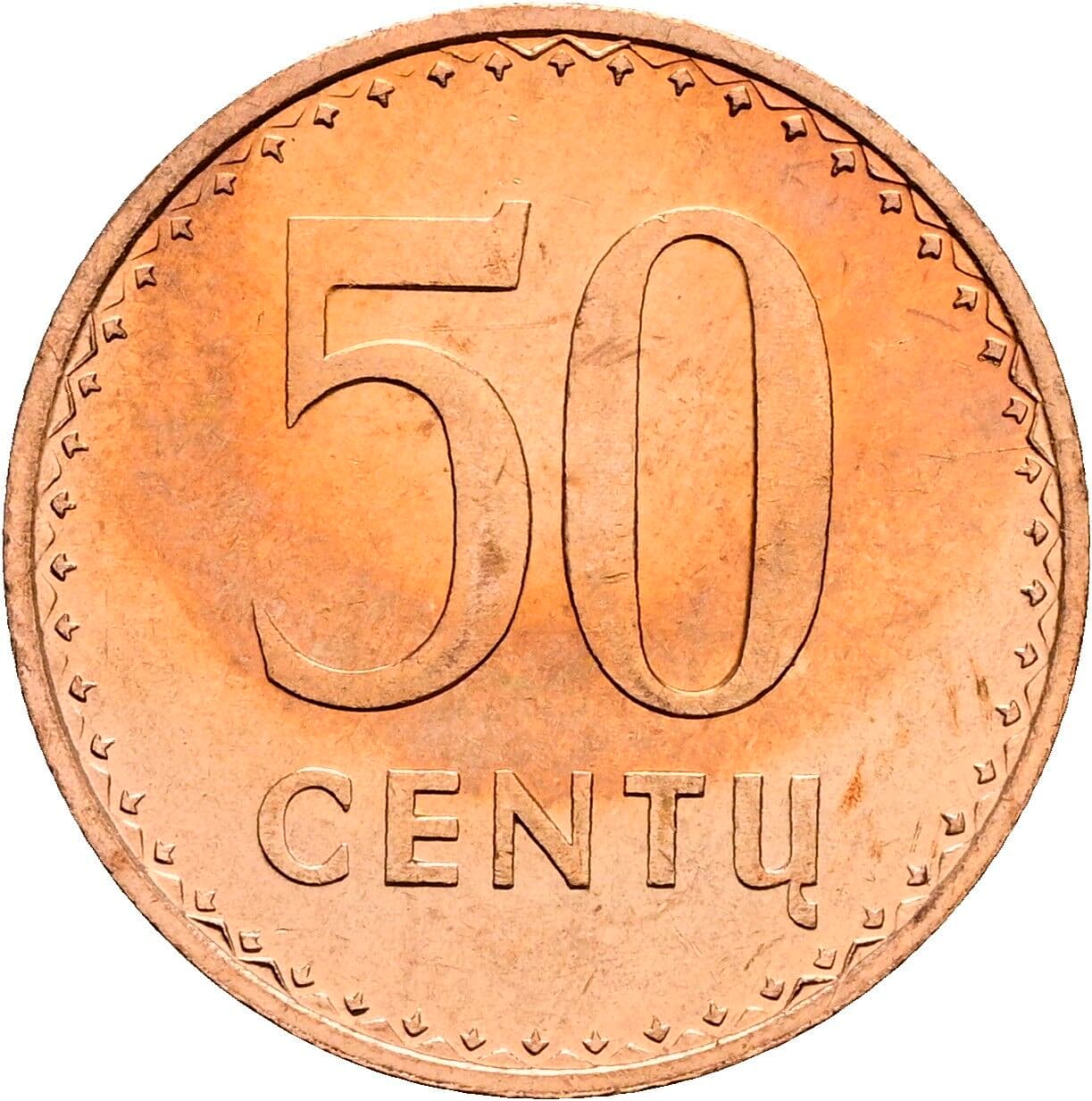 50 Centu 1991 – Vorderseite