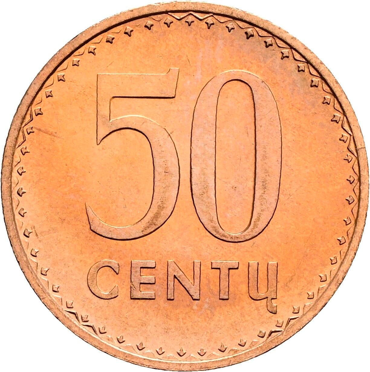 50 Centu 1991 – Vorderseite