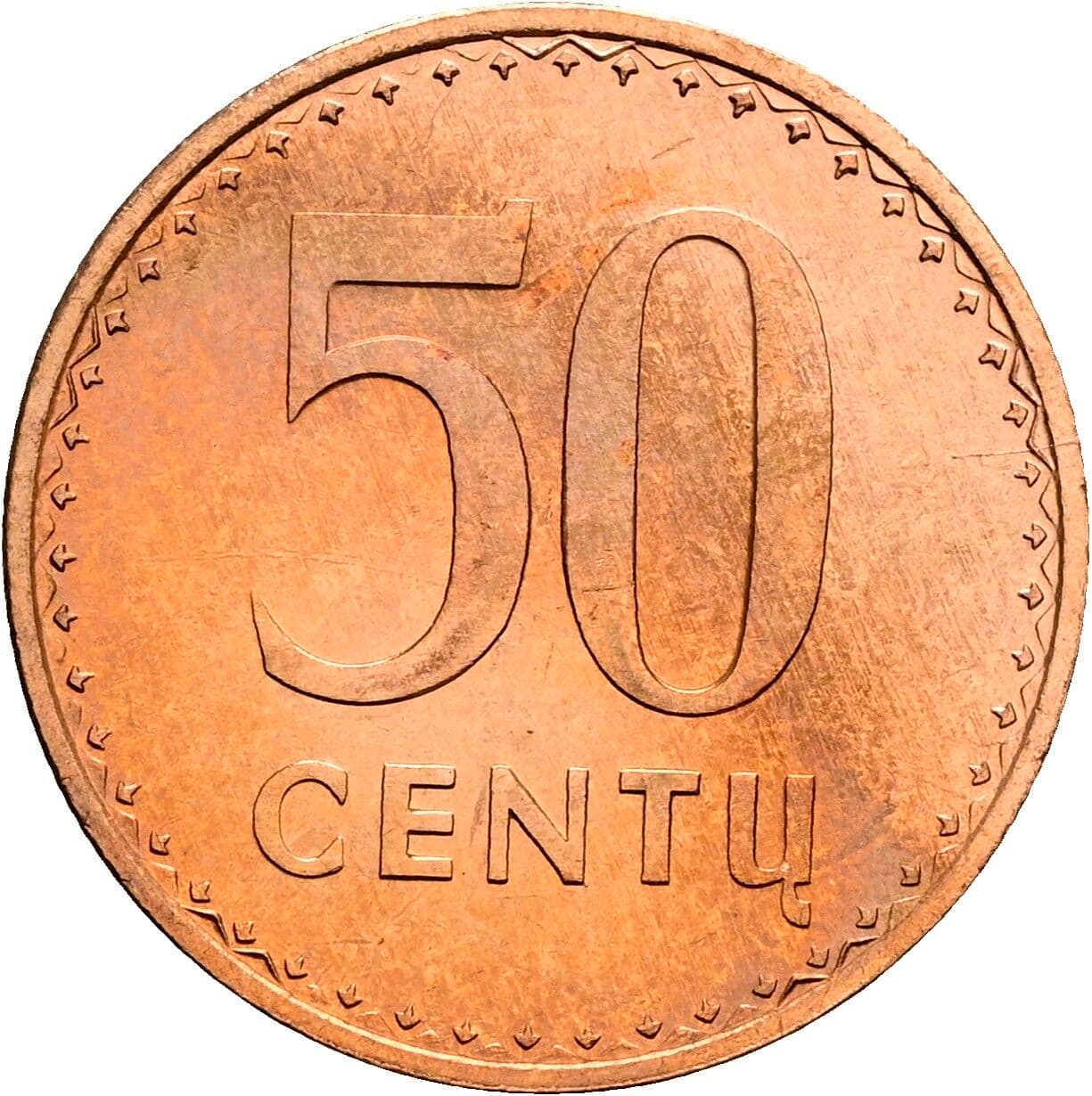 50 Centu 1991 – Vorderseite