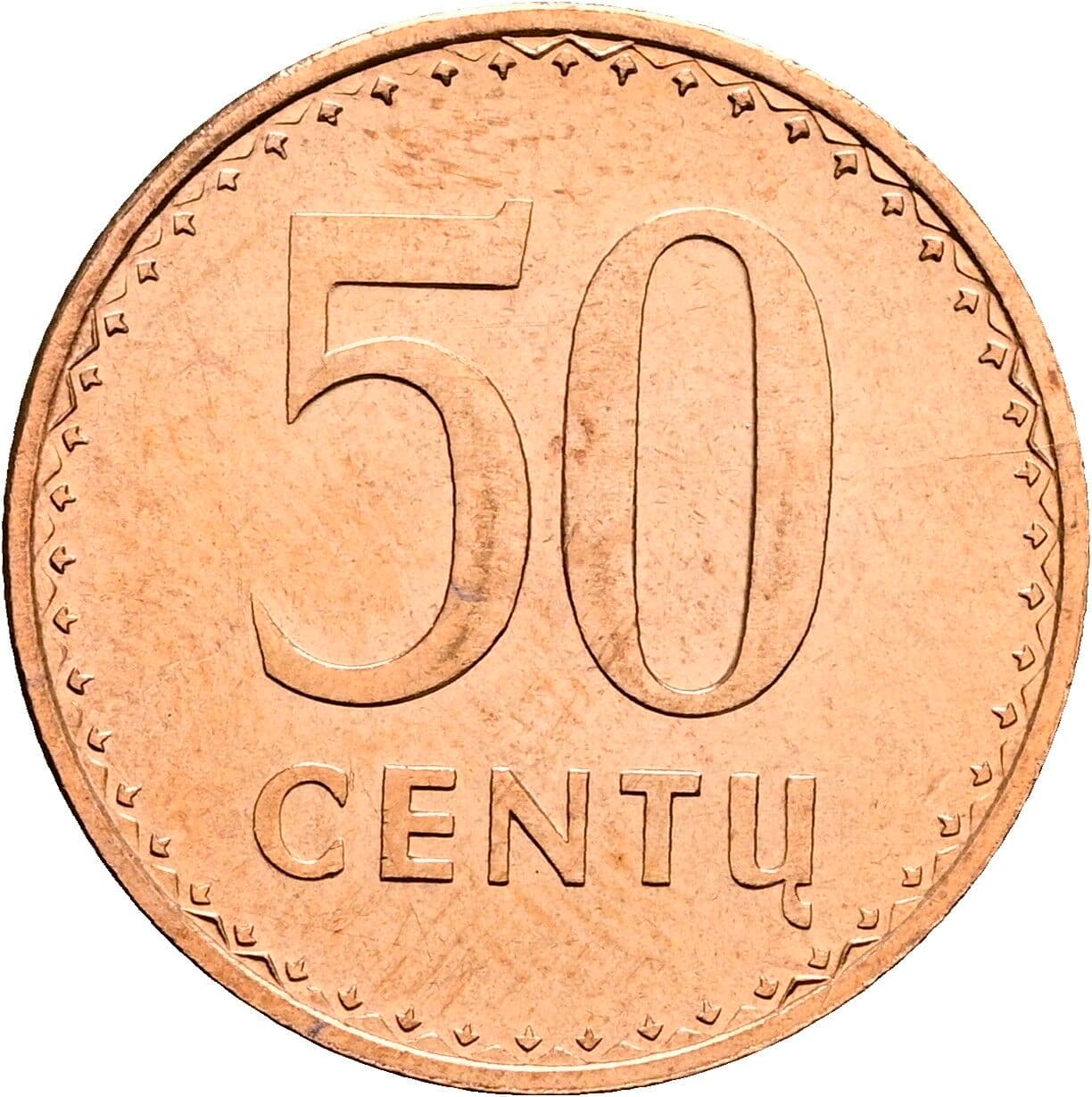50 Centu 1991 – Vorderseite