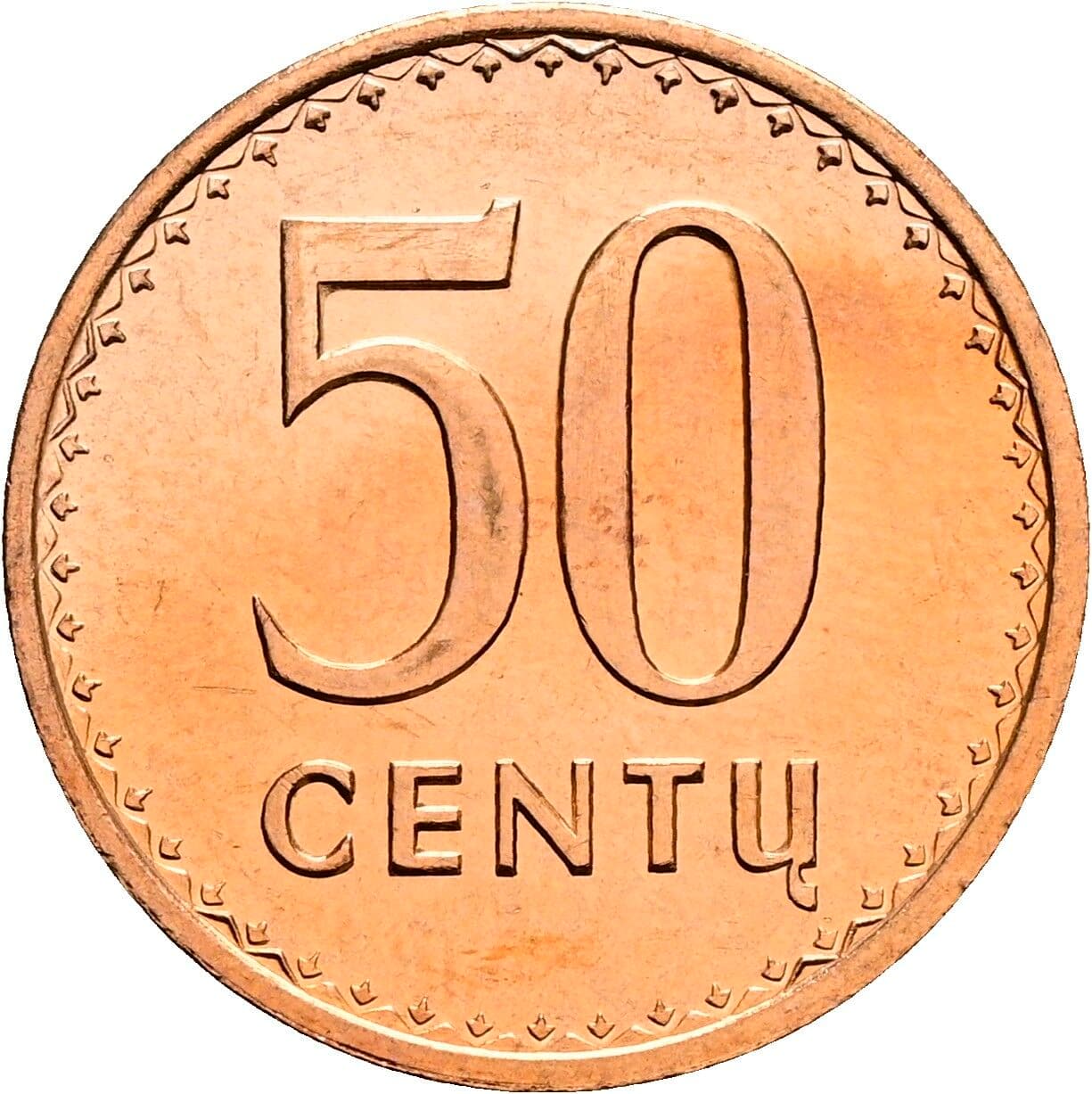 50 Centu 1991 – Vorderseite