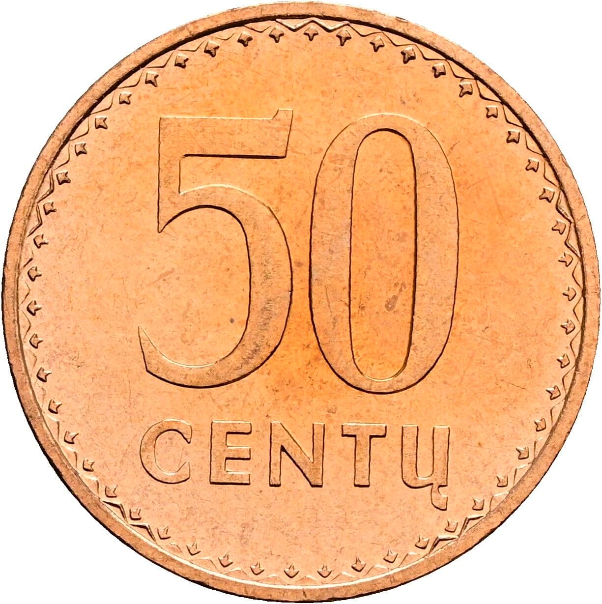 50 Centu 1991 – Vorderseite