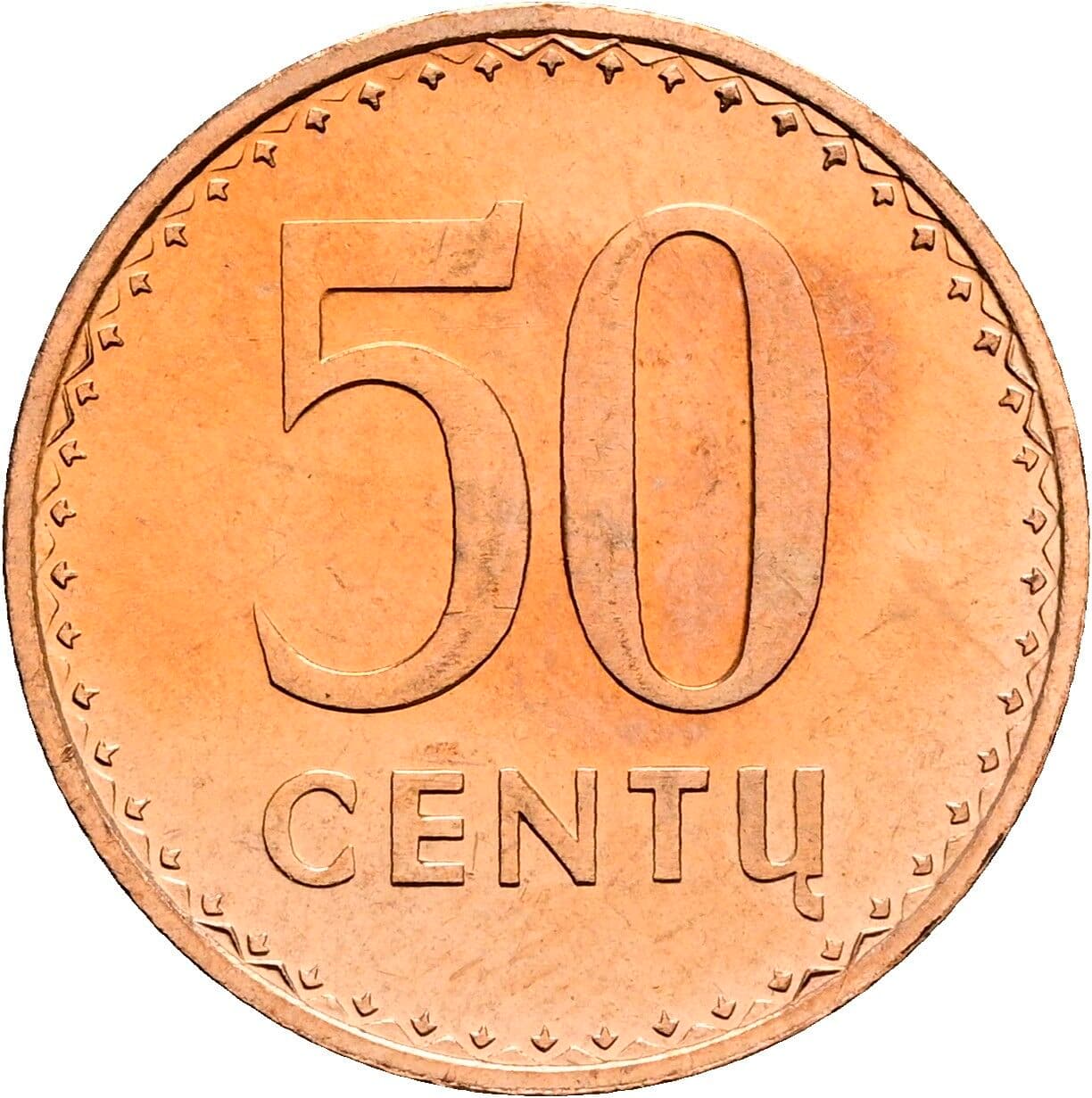 50 Centu 1991 – Vorderseite