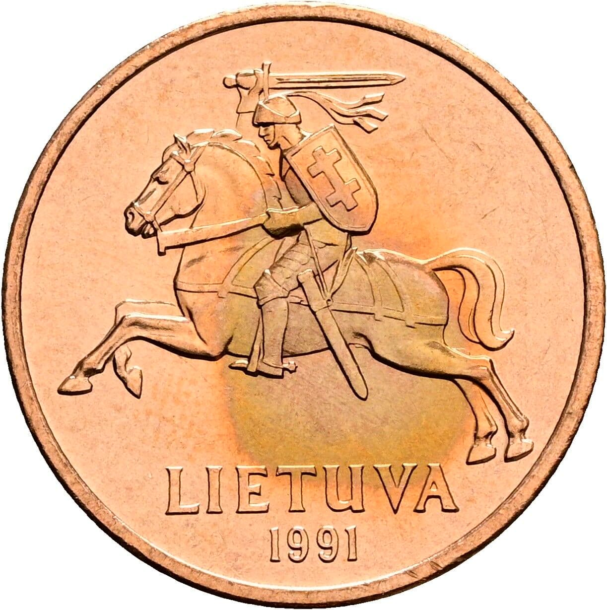 50 Centu 1991 – Rückseite