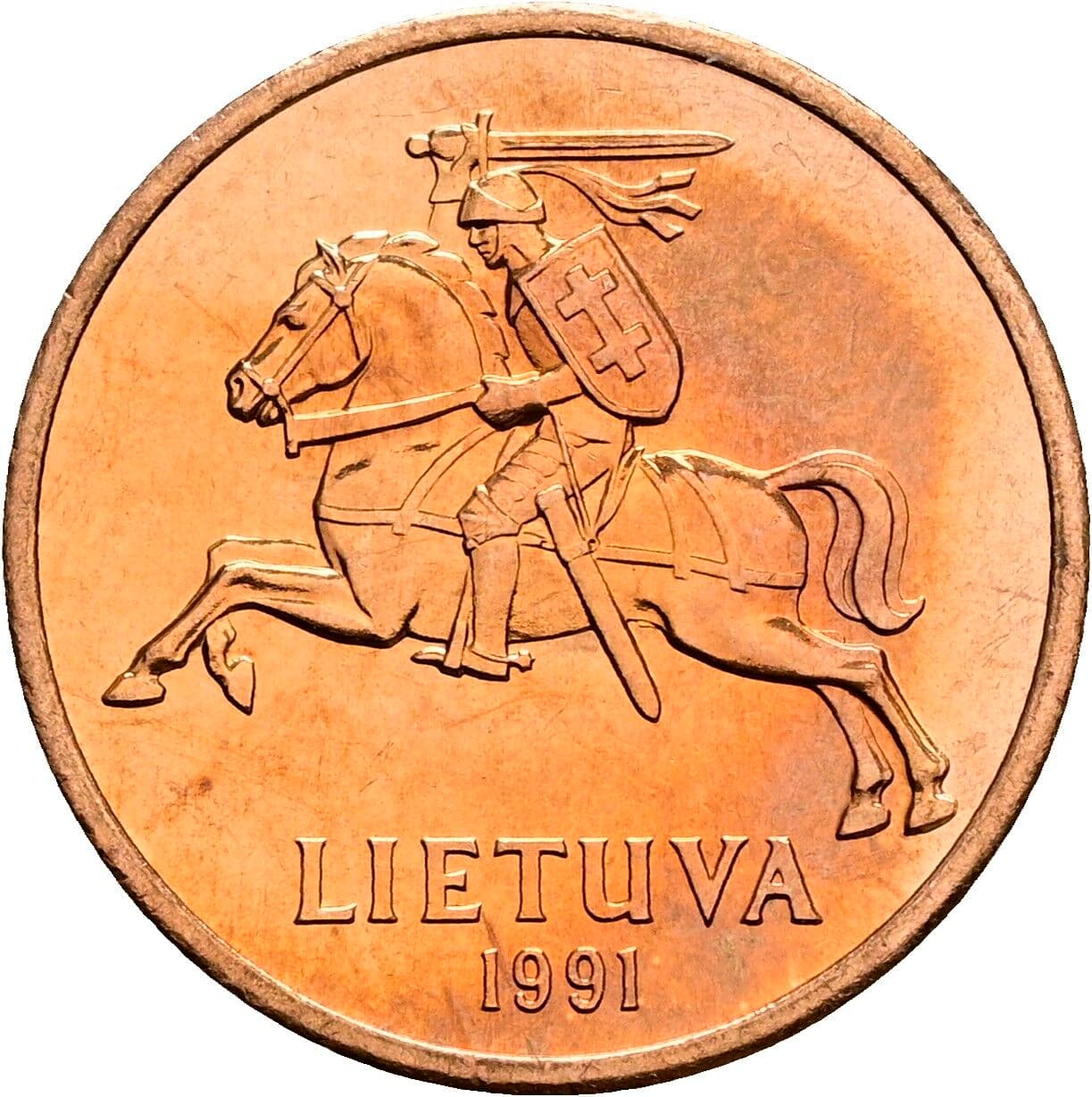 50 Centu 1991 – Rückseite