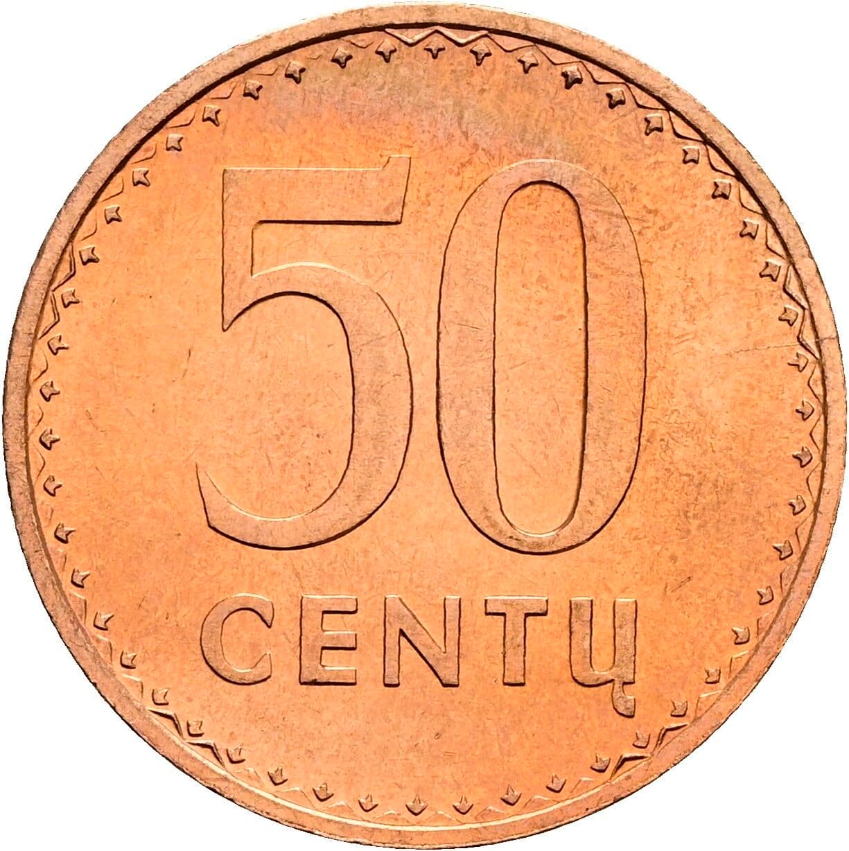 50 Centu 1991 – Vorderseite