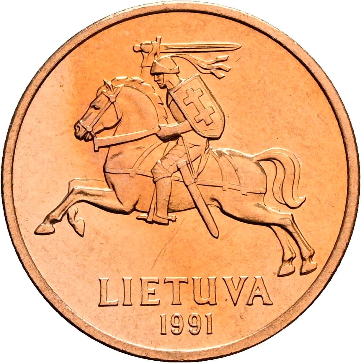 50 Centu 1991 – Rückseite