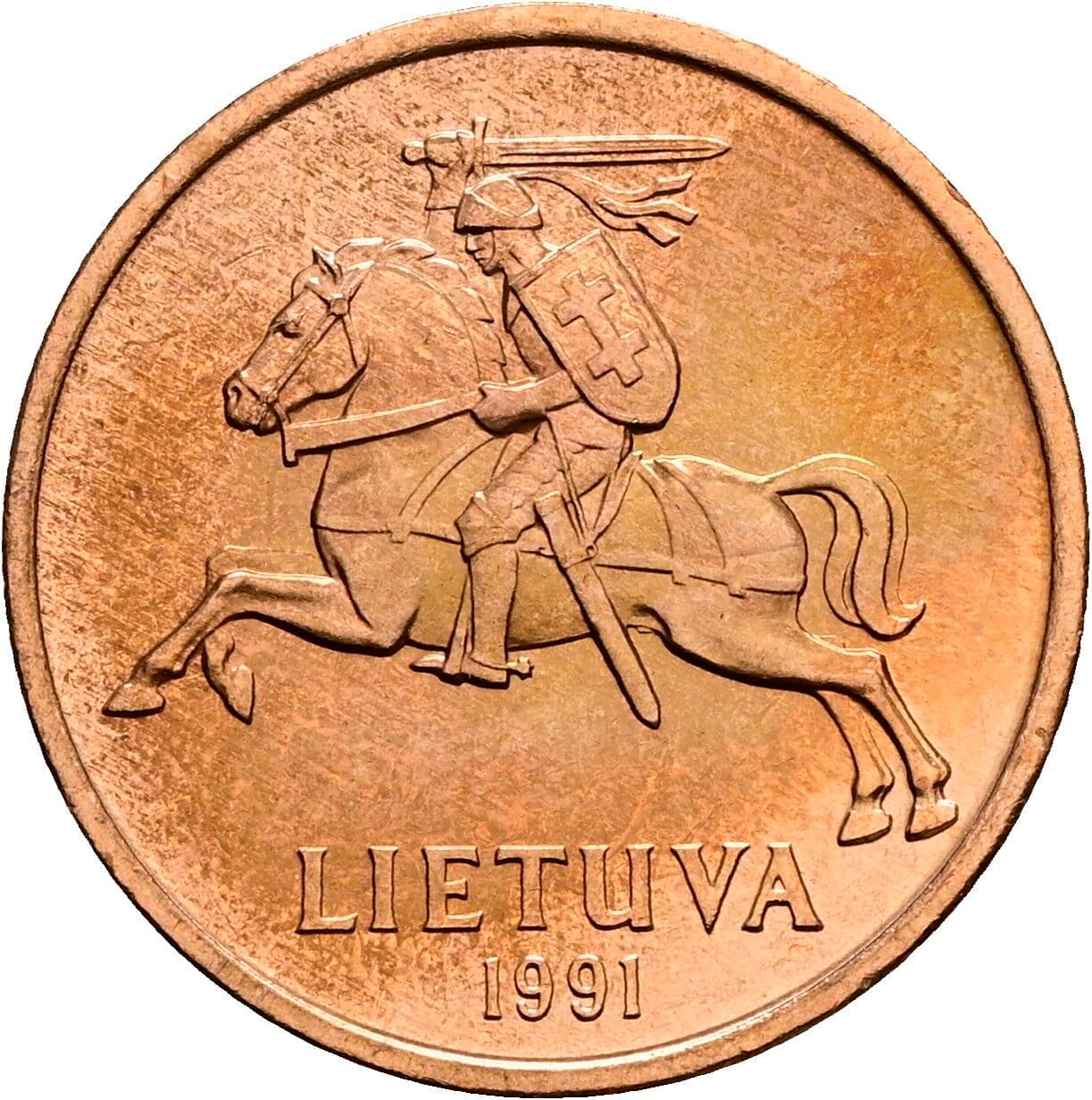 50 Centu 1991 – Rückseite