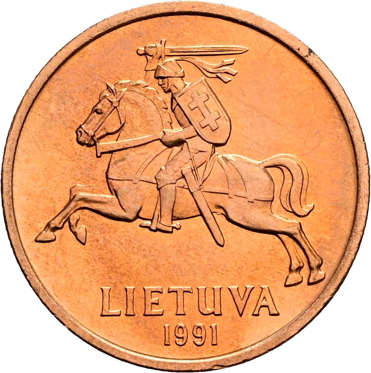 50 Centu 1991 – Rückseite