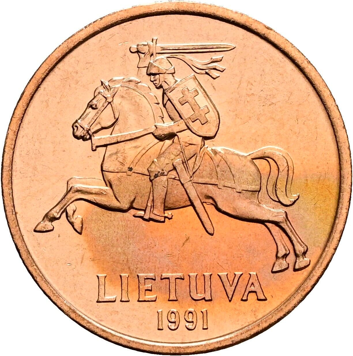 50 Centu 1991 – Rückseite