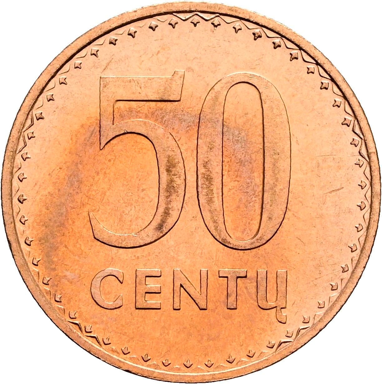 50 Centu 1991 – Vorderseite