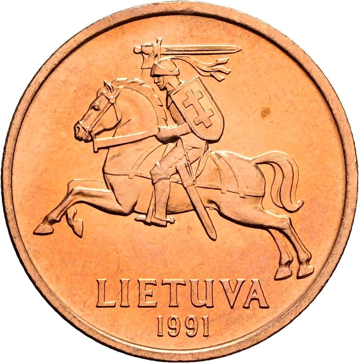 50 Centu 1991 – Rückseite