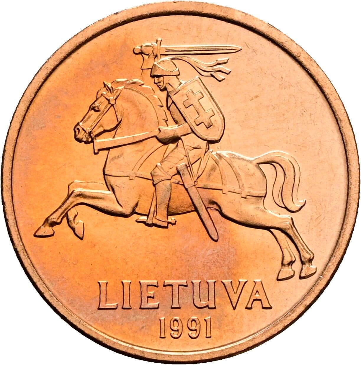 50 Centu 1991 – Rückseite