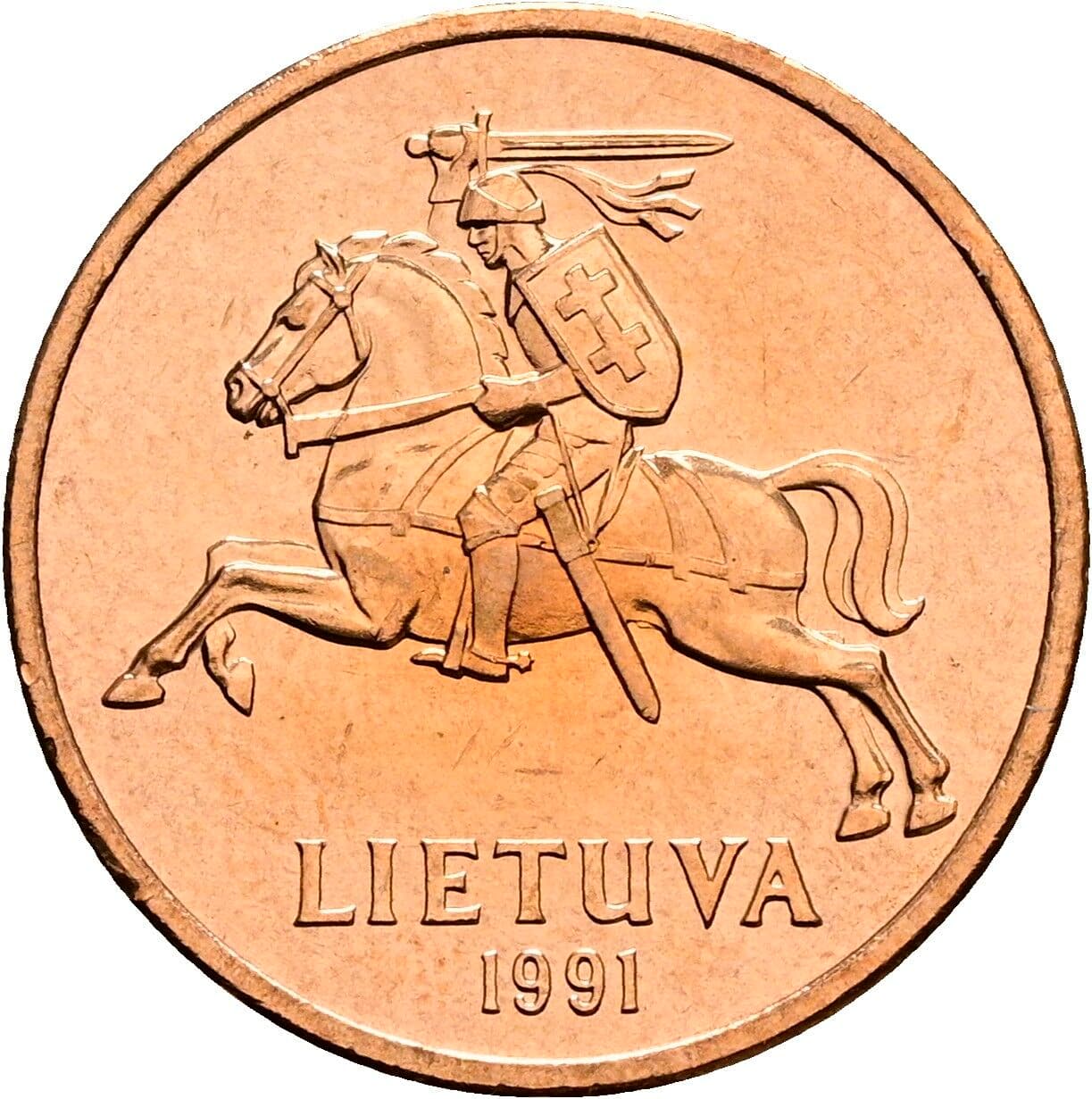 50 Centu 1991 – Rückseite