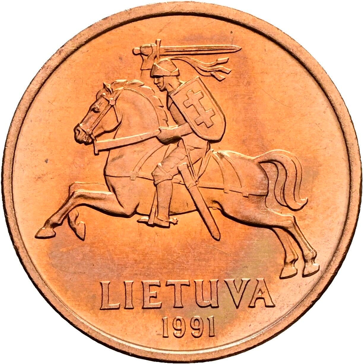 50 Centu 1991 – Rückseite