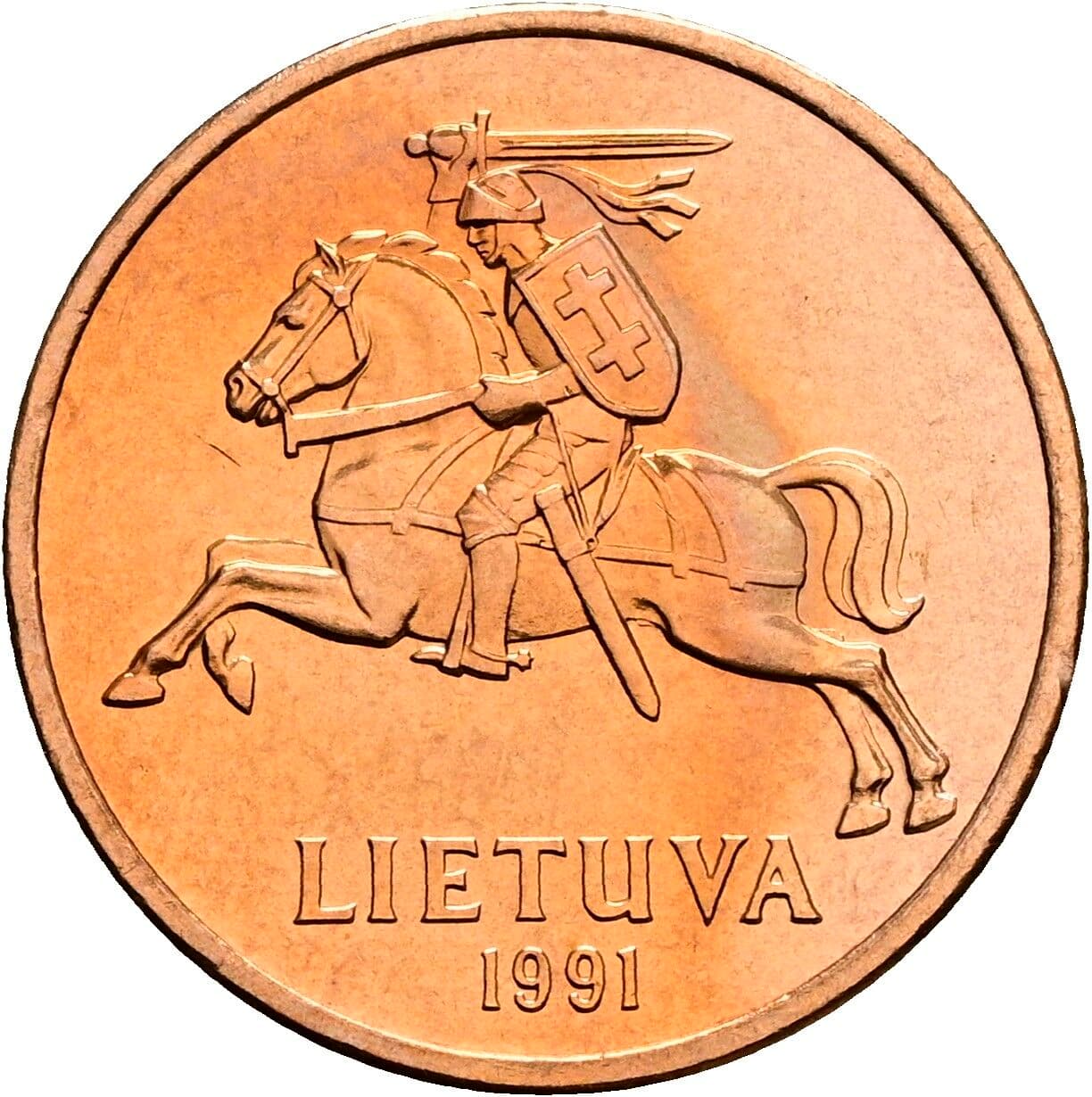 50 Centu 1991 – Rückseite