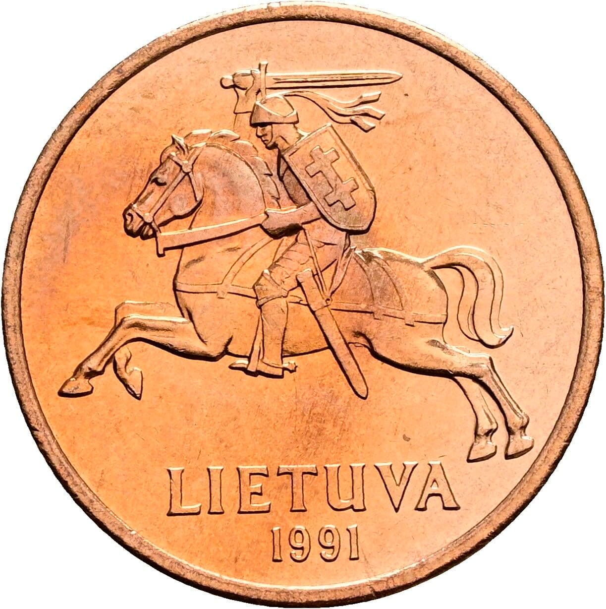 50 Centu 1991 – Rückseite