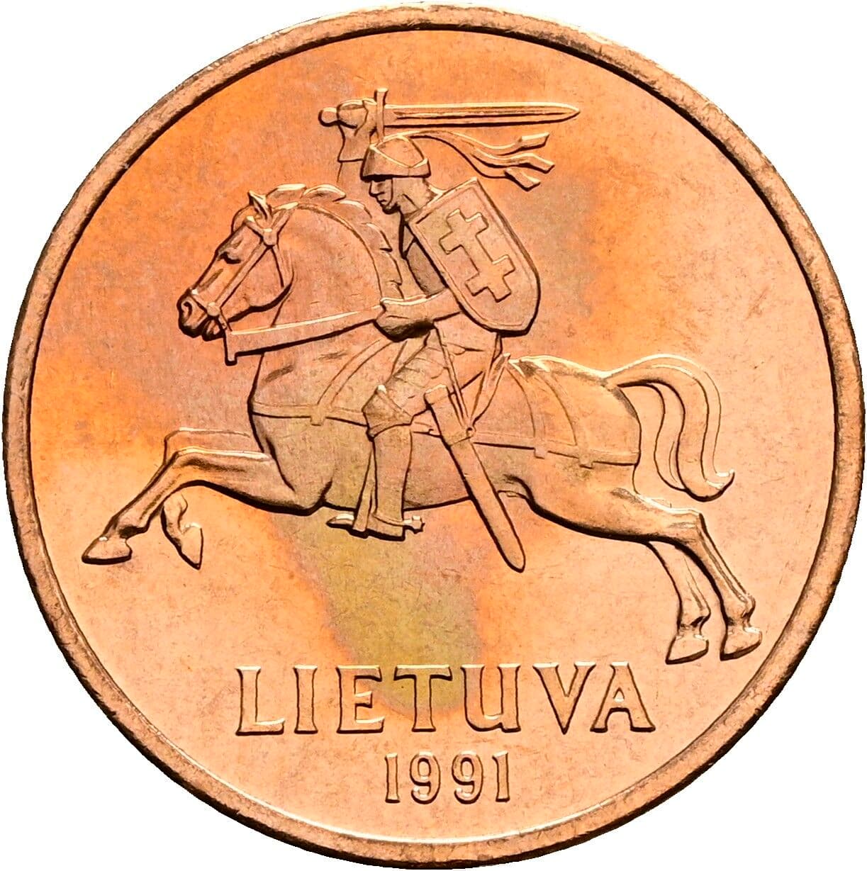 50 Centu 1991 – Rückseite