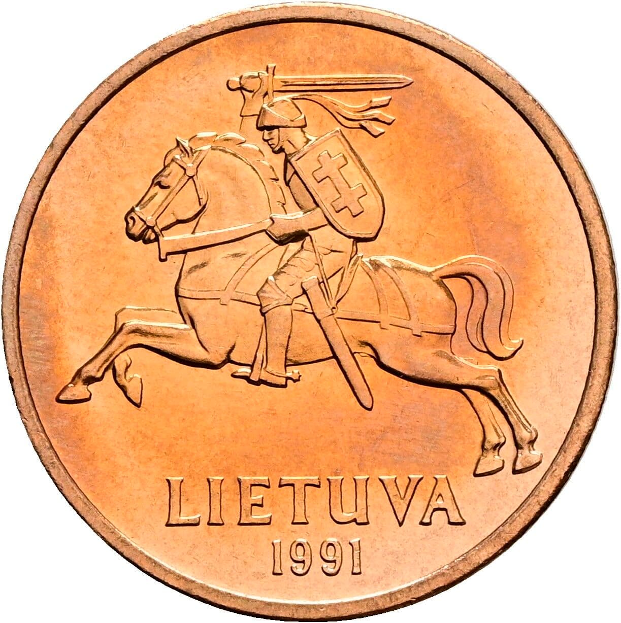 50 Centu 1991 – Rückseite
