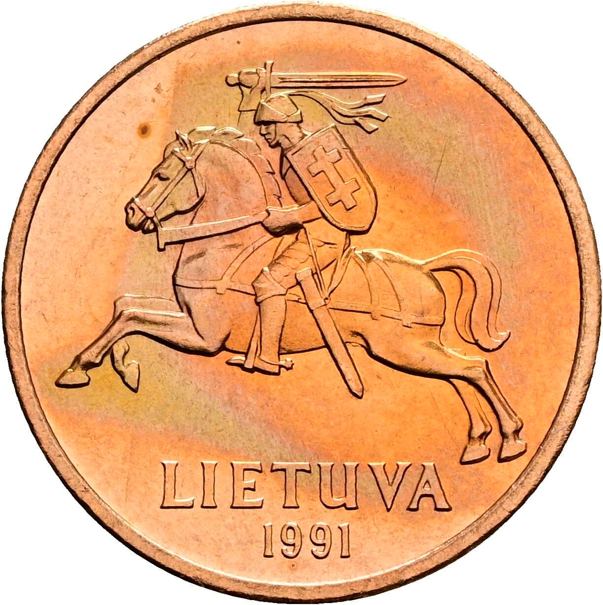 50 Centu 1991 – Rückseite
