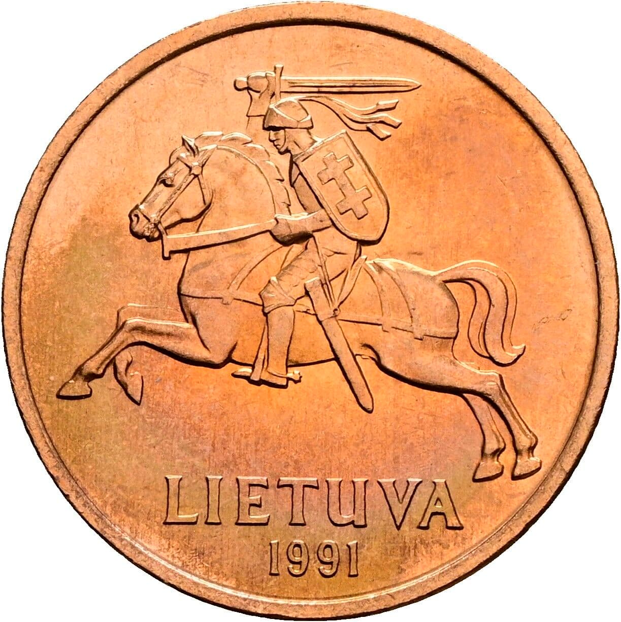 50 Centu 1991 – Rückseite