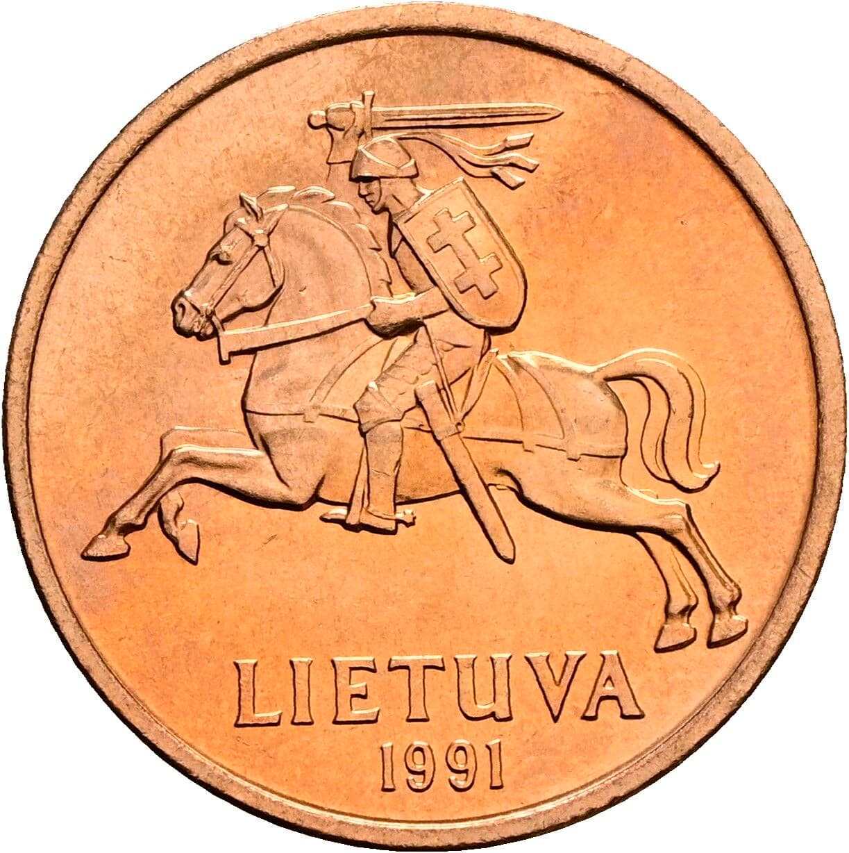 50 Centu 1991 – Rückseite