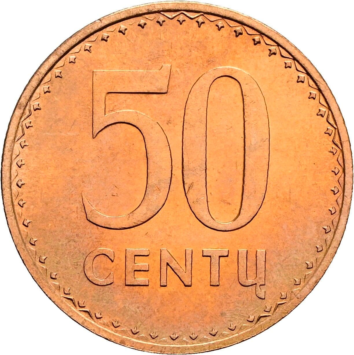 50 Centu 1991 – Vorderseite