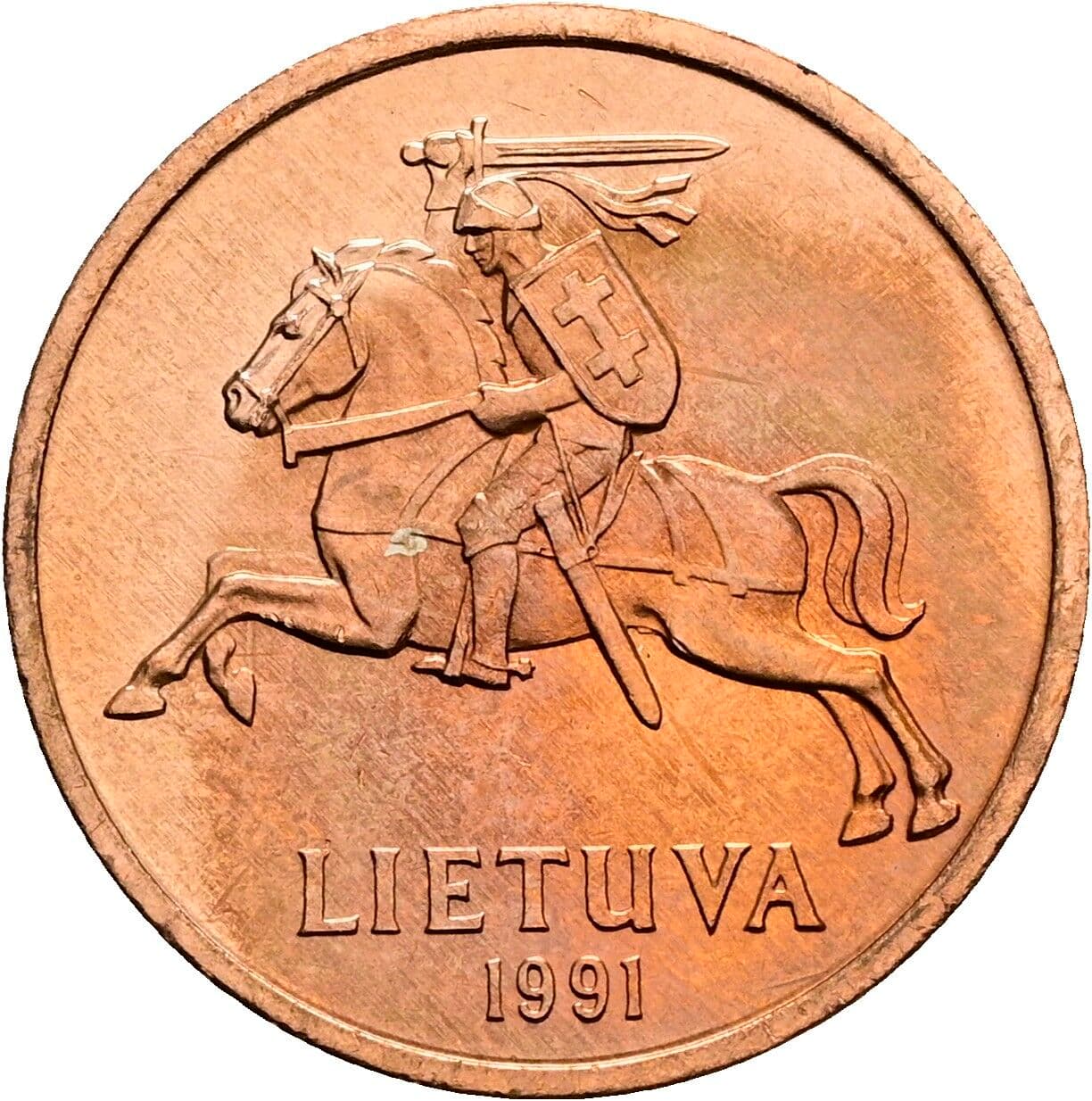 50 Centu 1991 – Rückseite