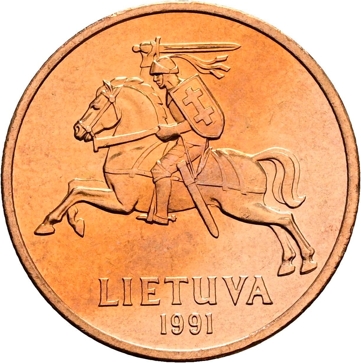50 Centu 1991 – Rückseite