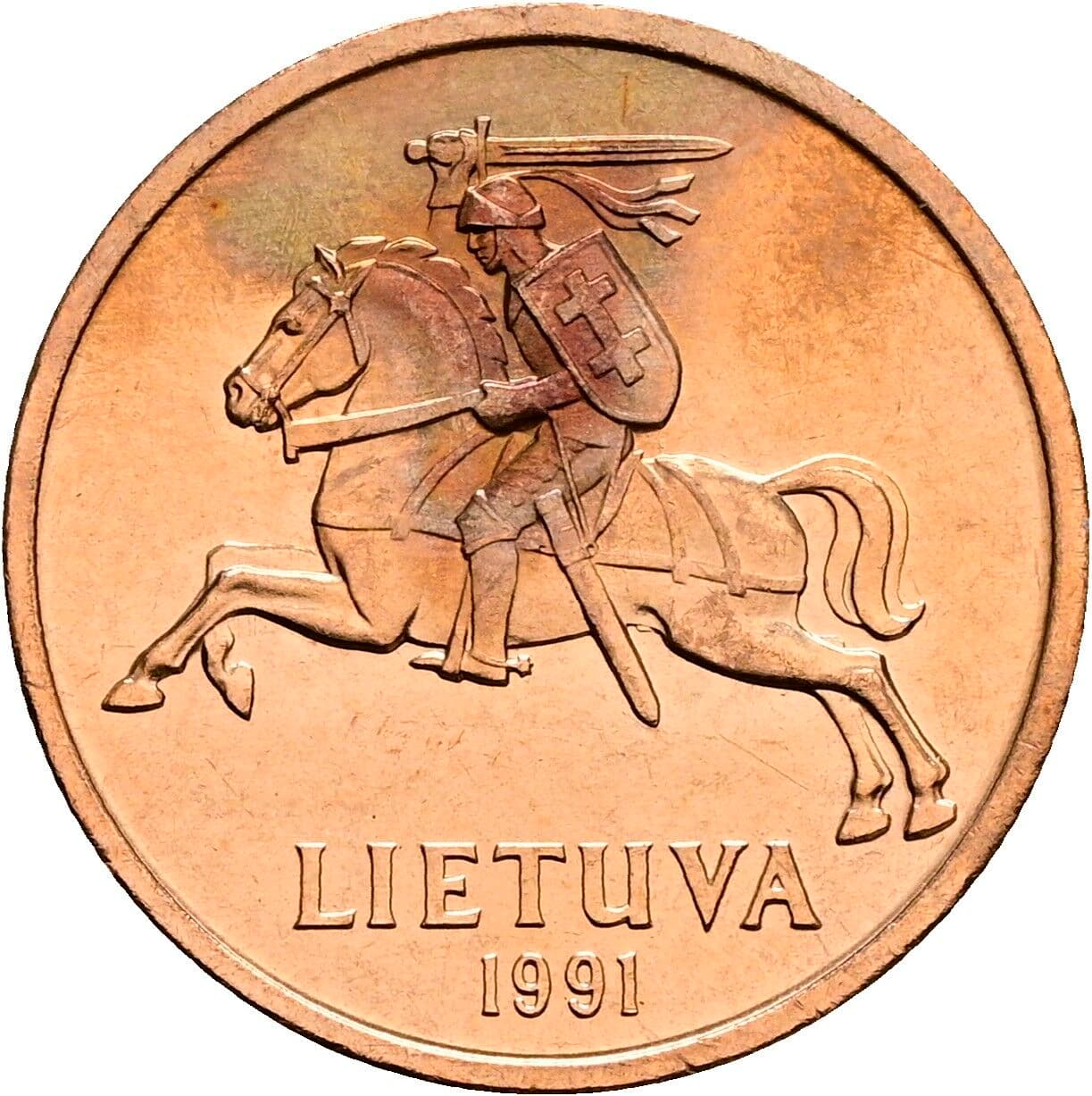 50 Centu 1991 – Rückseite