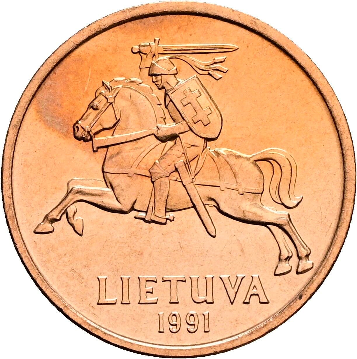 50 Centu 1991 – Rückseite