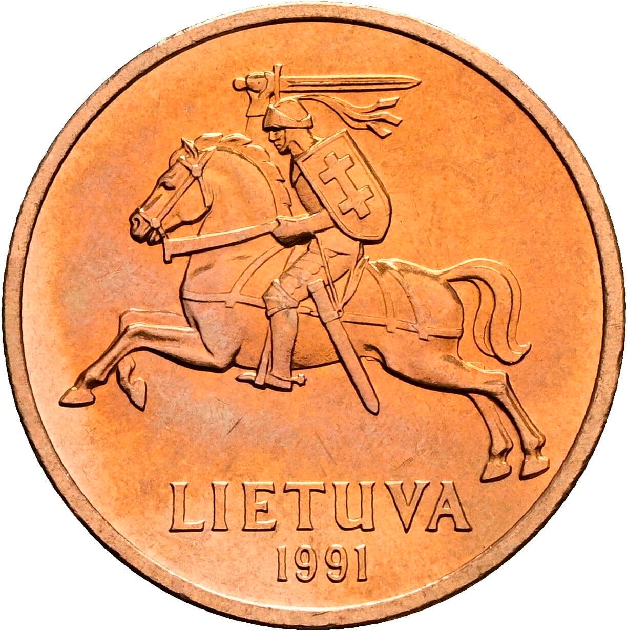 50 Centu 1991 – Rückseite