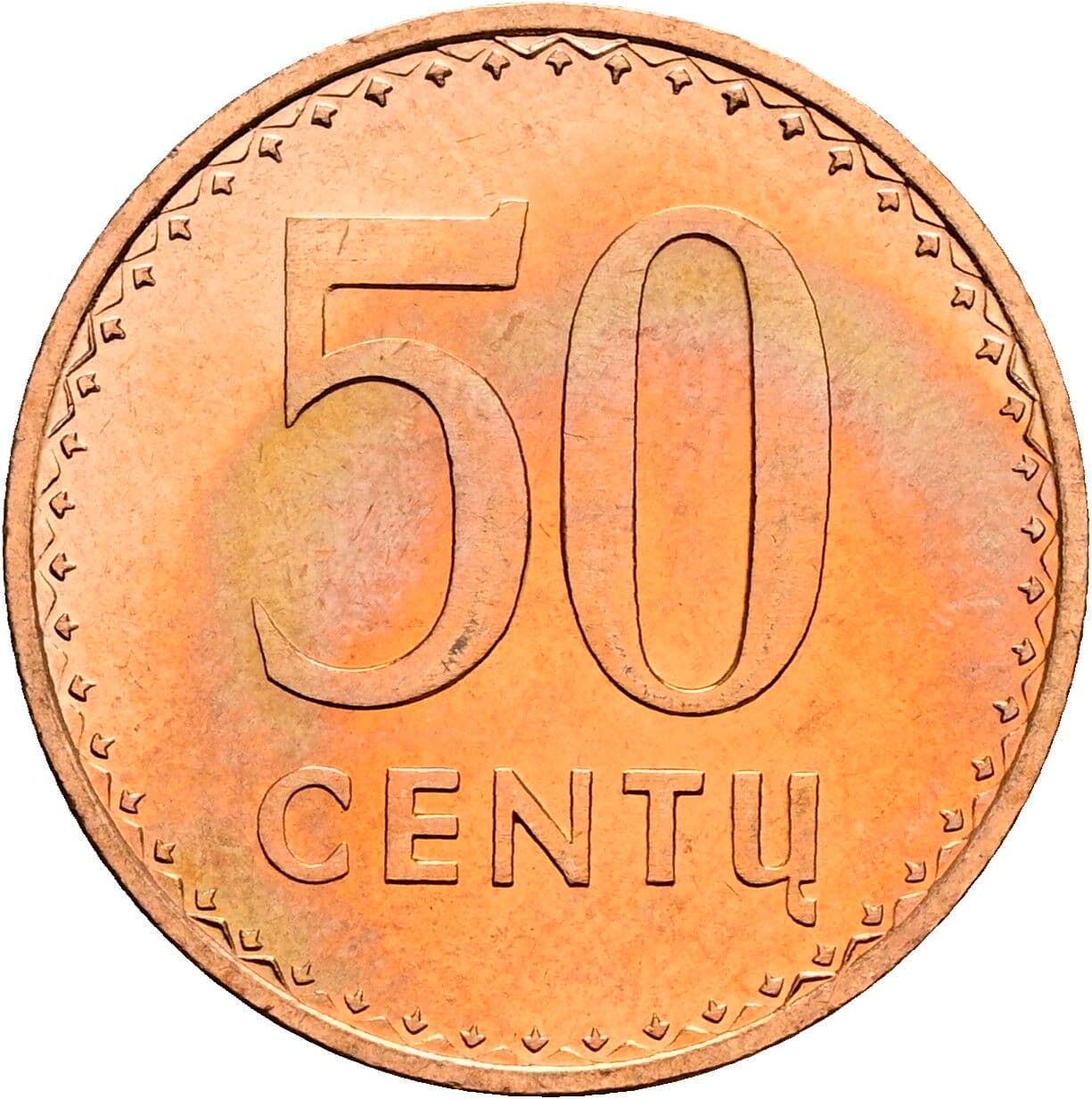 50 Centu 1991 – Vorderseite