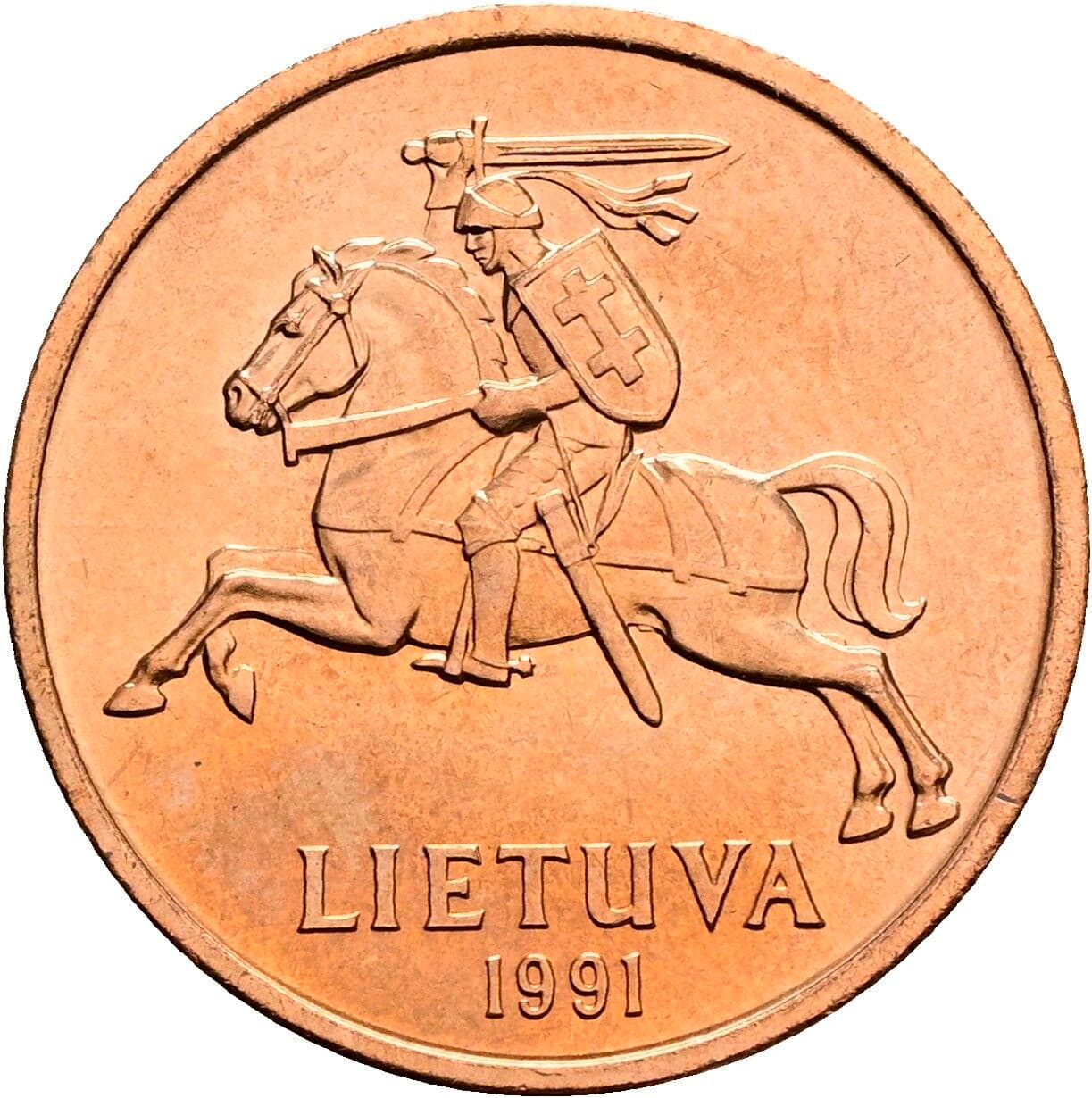 50 Centu 1991 – Rückseite