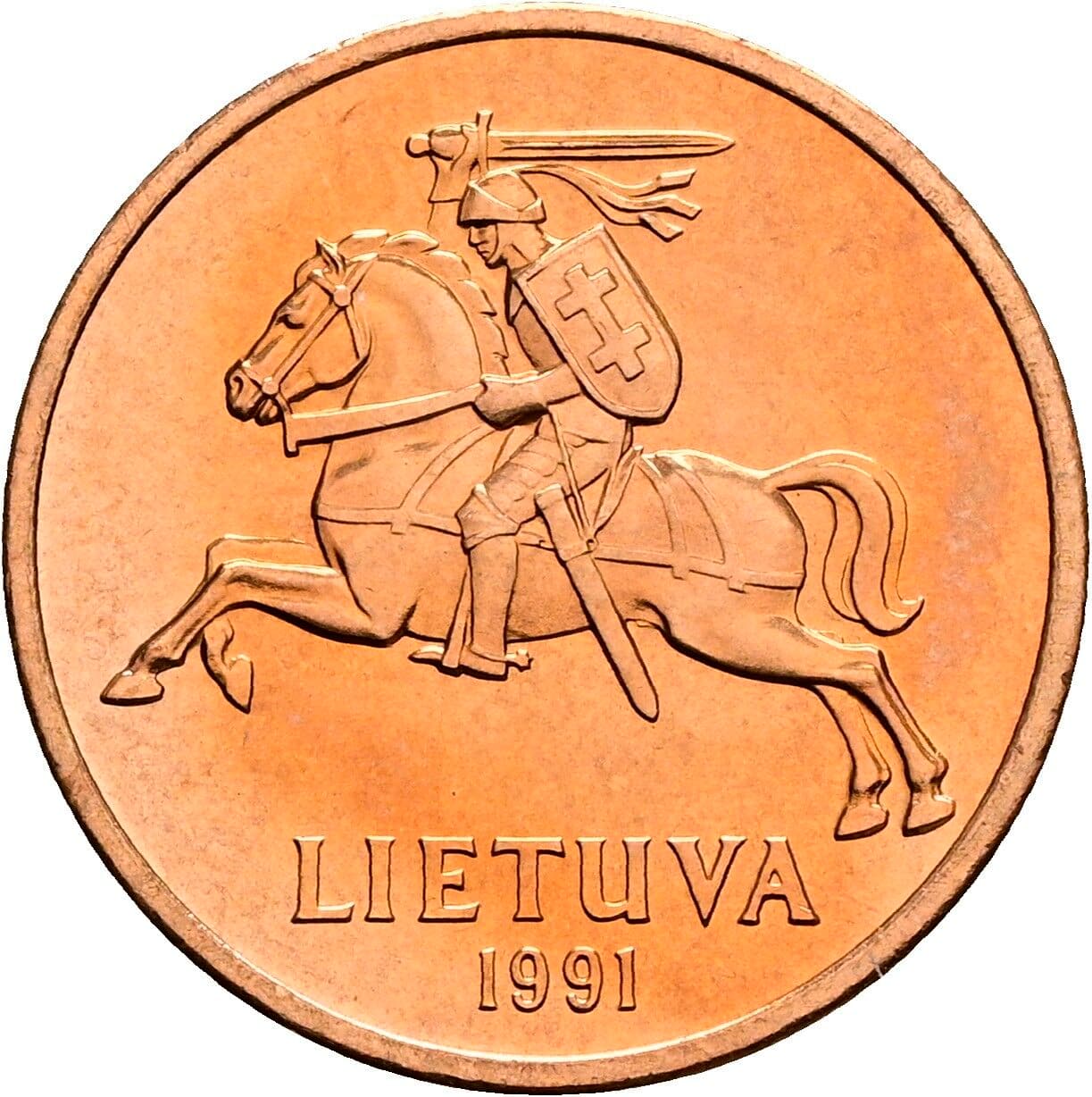 50 Centu 1991 – Rückseite