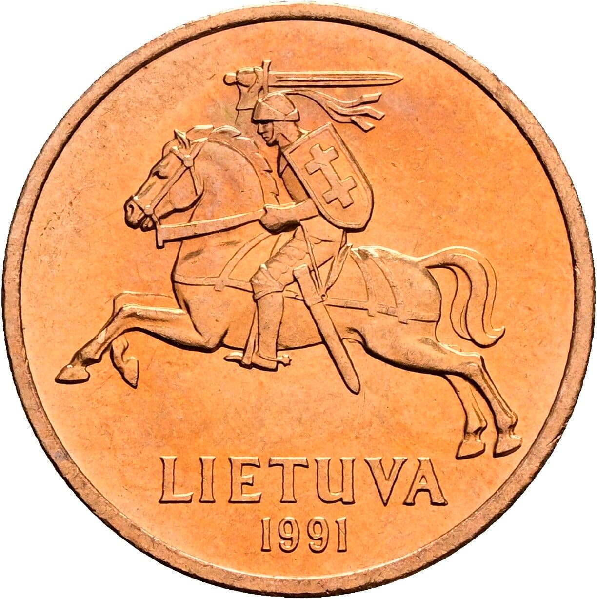 50 Centu 1991 – Rückseite