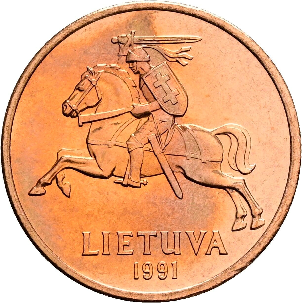 50 Centu 1991 – Rückseite