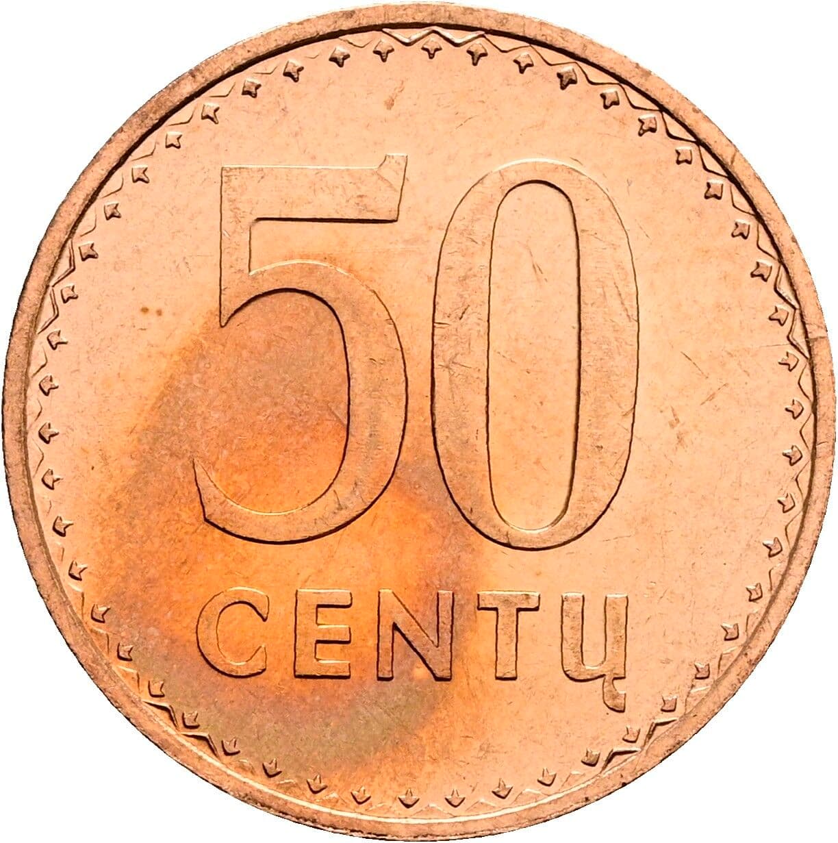 50 Centu 1991 – Vorderseite